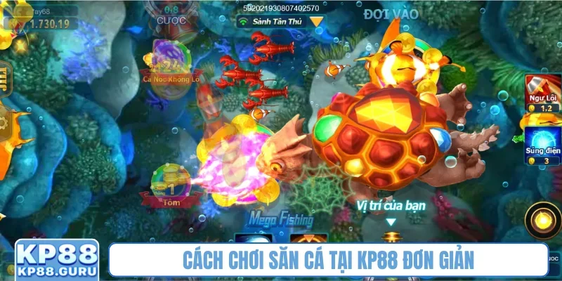 Bắn cá ăn tiền - Giải trí trực tuyến tại KP88, chinh phục đại dương 4 Cách chơi săn cá tại KP88 đơn giản