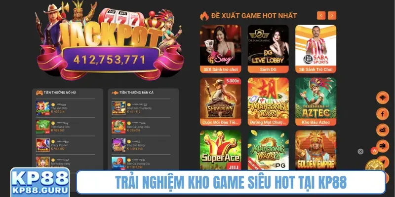 Kp88 Casino - Đăng Ký Kp88 Tặng 88 Đô Link KP88.COM 6 Trải nghiệm kho game siêu hot tại KP88
